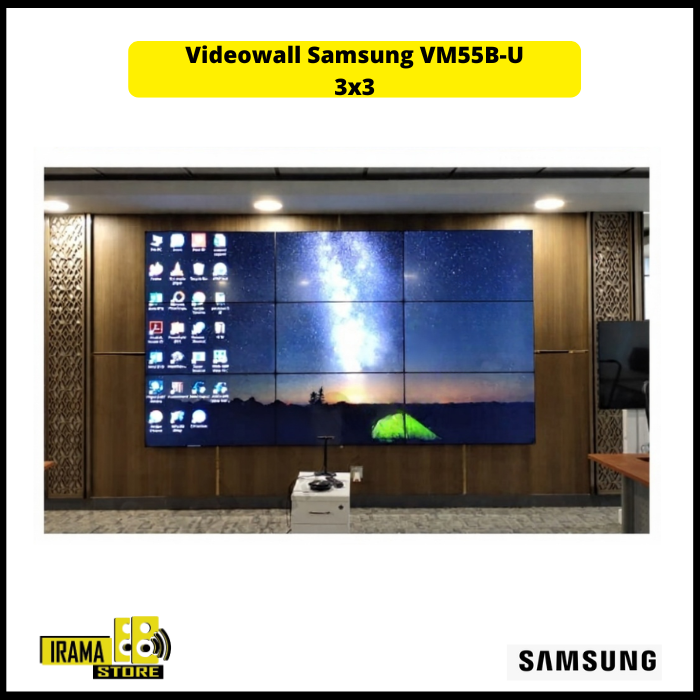 Paket Videowall Samsung VM55B-U | 55 INCH Videowall | 3x3
